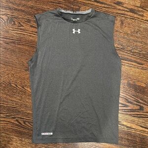 Under Armour Men's Gray Sleeveless Shirt, Size Large (29)